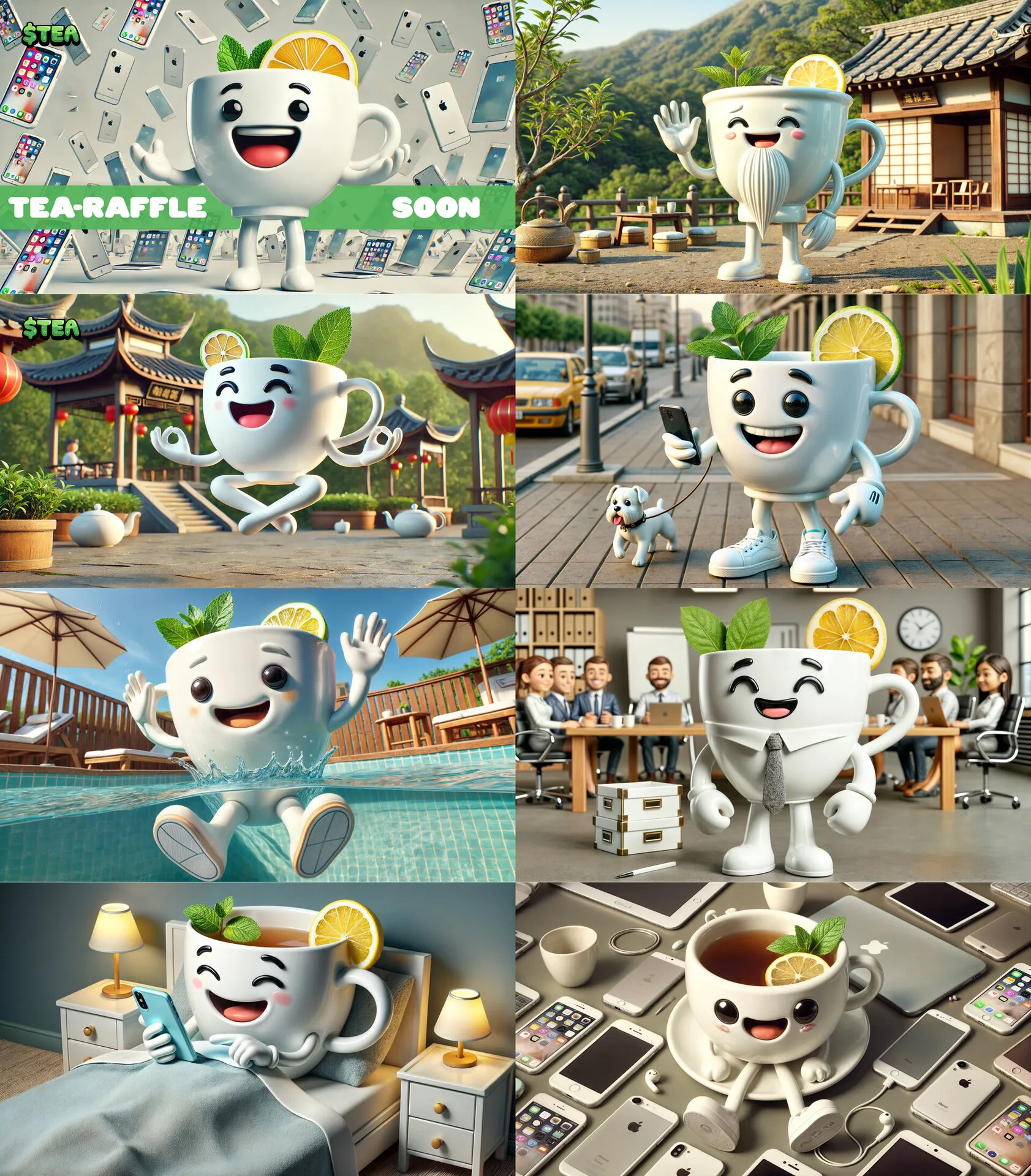 TEA Crypto Social Content design